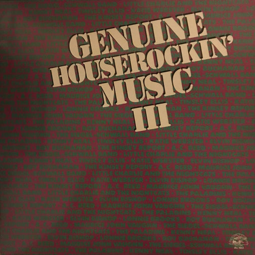 Various – Genuine Houserockin' Music III (LP, Vinyl Record Album)
