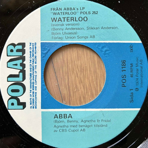 ABBA, Björn & Benny, Agnetha & Anni-Frid – Waterloo (Svensk Version) (LP, Vinyl Record Album)