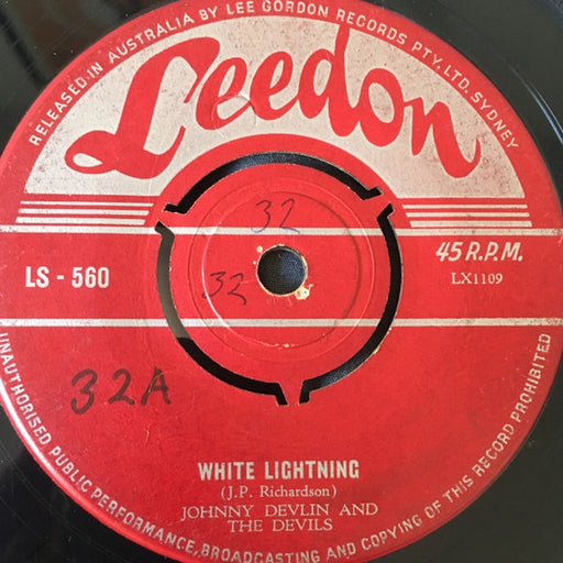 Johnny Devlin & The Devils – White Lightning (LP, Vinyl Record Album)