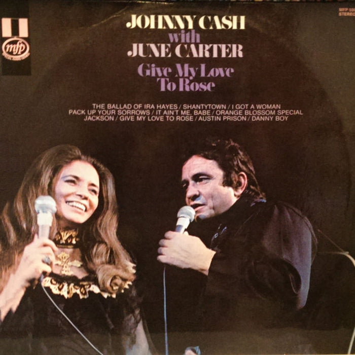 Johnny Cash, June Carter – Give My Love To Rose (LP, Vinyl Record Album)