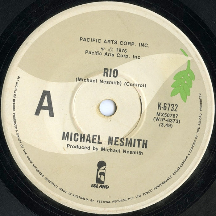 Michael Nesmith – Rio (LP, Vinyl Record Album)