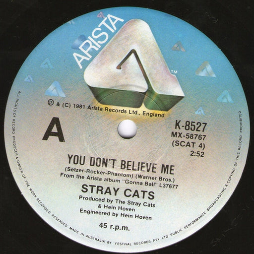 Stray Cats – You Don't Believe Me (LP, Vinyl Record Album)