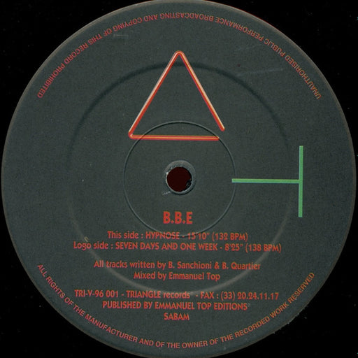B.B.E. – Seven Days And One Week (LP, Vinyl Record Album)