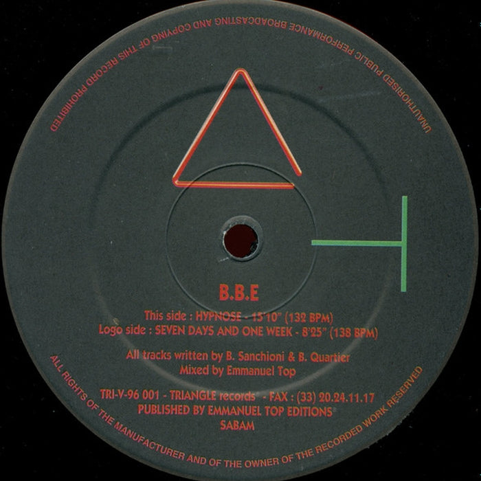 B.B.E. – Seven Days And One Week (LP, Vinyl Record Album)