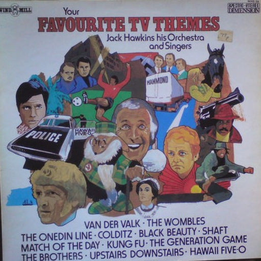 Jack Hawkins His Orchestra & Singers – Your Favourite TV Themes (LP, Vinyl Record Album)