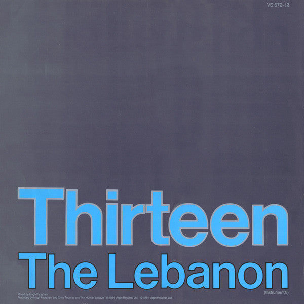 The Human League – The Lebanon 12" vinyl record, image 2 of 4