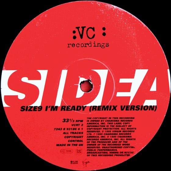 Josh Wink, Size 9 – I'm Ready 12" vinyl record, image 3 of 5