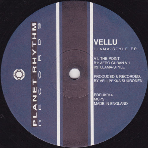 Vellu – Llama-Style EP 12" vinyl record, image 1 of 2