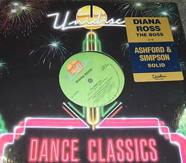 Diana Ross, Ashford & Simpson – The Boss / Solid 12" vinyl record