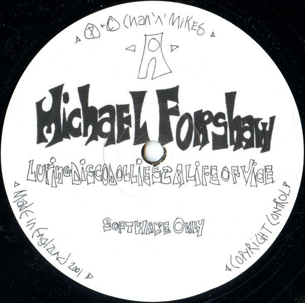 Michael Forshaw – Luring Disco Dollies 2 A Life Of Vice 12" vinyl record, image 1 of 2