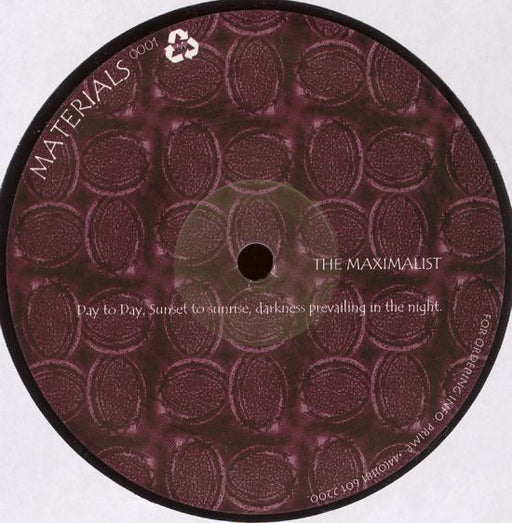 Chris McCormack – The Maximalist 12" vinyl record, image 1 of 2