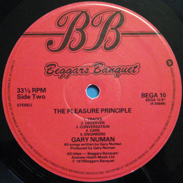 Gary Numan – The Pleasure Principle LP vinyl record, image 4 of 6