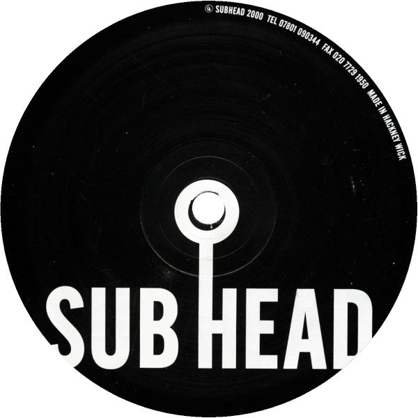 Subhead – Subhead 017 12" vinyl record, image 2 of 2