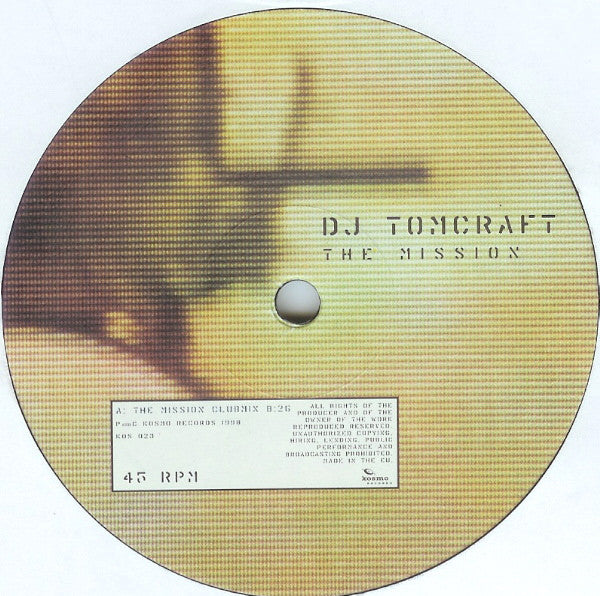Tomcraft – The Mission 12" vinyl record, image 3 of 4