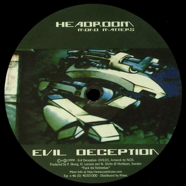 Headroom – Mono Matters 12" vinyl record, image 1 of 2