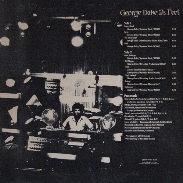 George Duke – Feel LP vinyl record, image 2 of 4