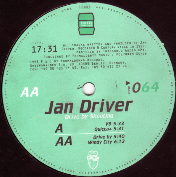 Jan Driver – Drive By Shooting 12" vinyl record, image 5 of 6