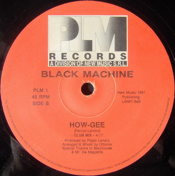 Black Machine – How-Gee 12" vinyl record, image 4 of 4