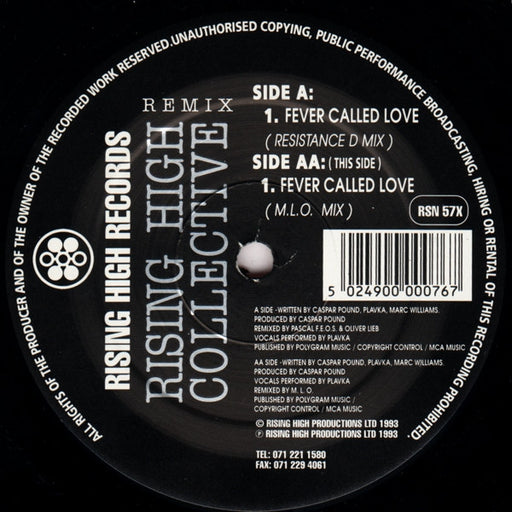 Rising High Collective – Fever Called Love 12" vinyl record, image 1 of 4
