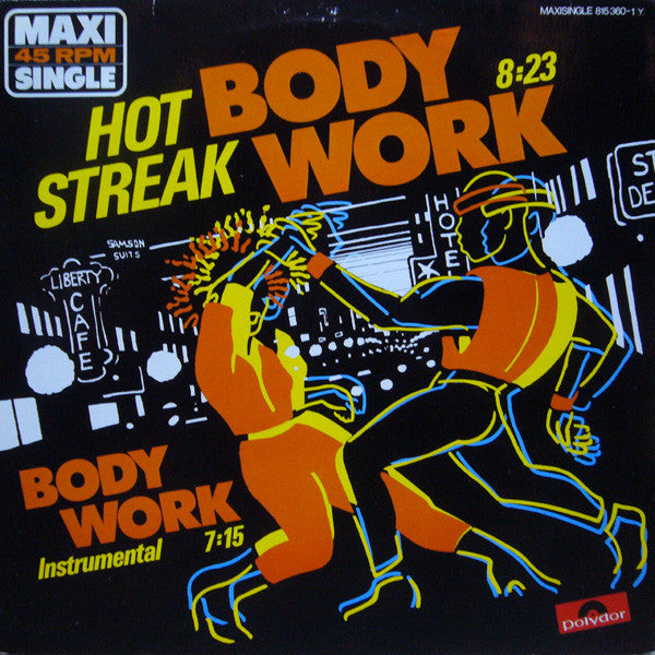 Hot Streak – Body Work 12" vinyl record, image 1 of 5