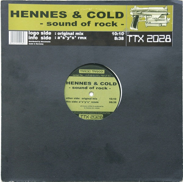 Hennes & Cold – Sound Of Rock 12" vinyl record, image 1 of 3