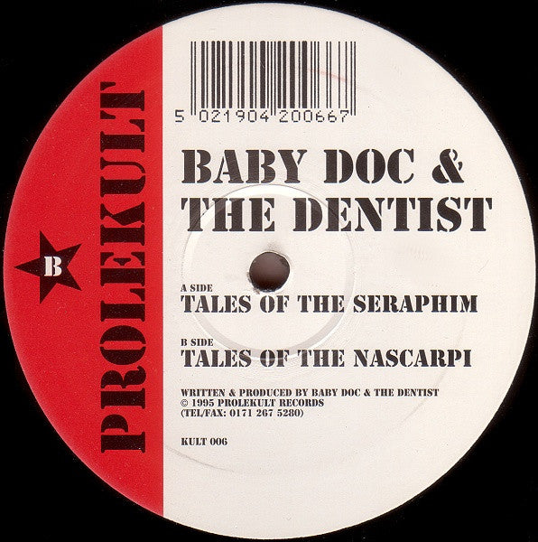 Baby Doc & The Dentist – Tales Of The Seraphim / Tales Of The Nascarpi 12" vinyl record, image 1 of 3