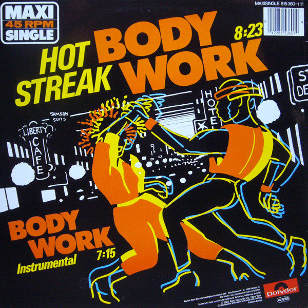 Hot Streak – Body Work 12" vinyl record, image 2 of 5