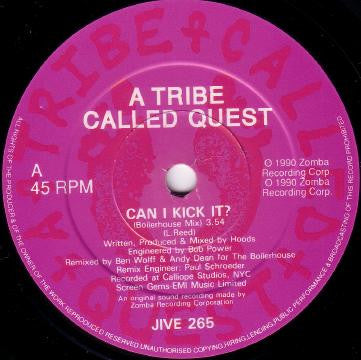 A Tribe Called Quest – Can I Kick It? 7" vinyl record, image 2 of 4