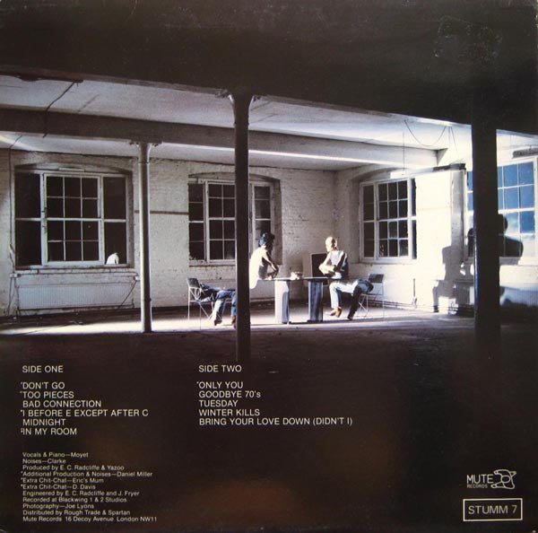 Yazoo – Upstairs At Eric's LP vinyl record, image 2 of 6