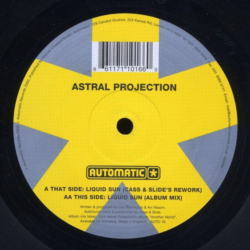 Astral Projection – Liquid Sun 12" vinyl record, image 1 of 2