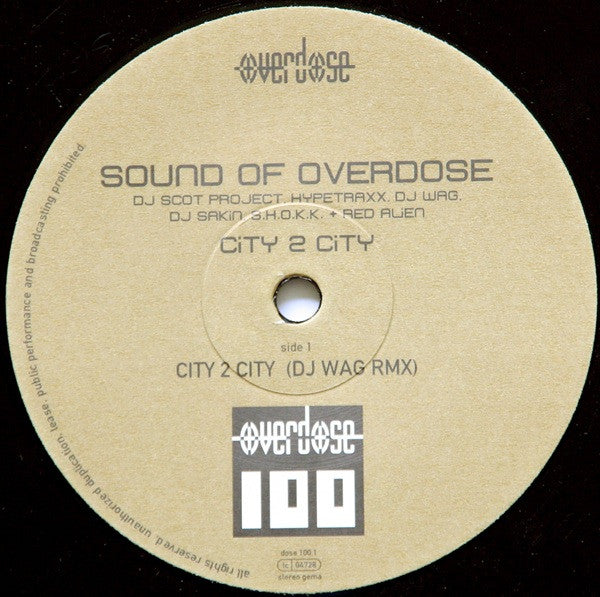 Sound Of Overdose – City 2 City 12" vinyl record, image 4 of 4