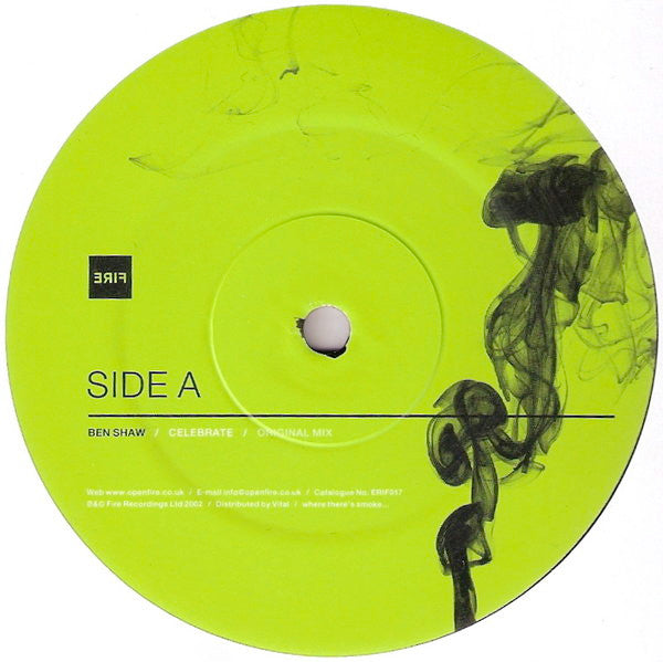 Ben Shaw – Celebrate 12" vinyl record, image 2 of 3