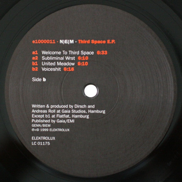N)E(M – Third Space E.P. 12" vinyl record, image 3 of 3