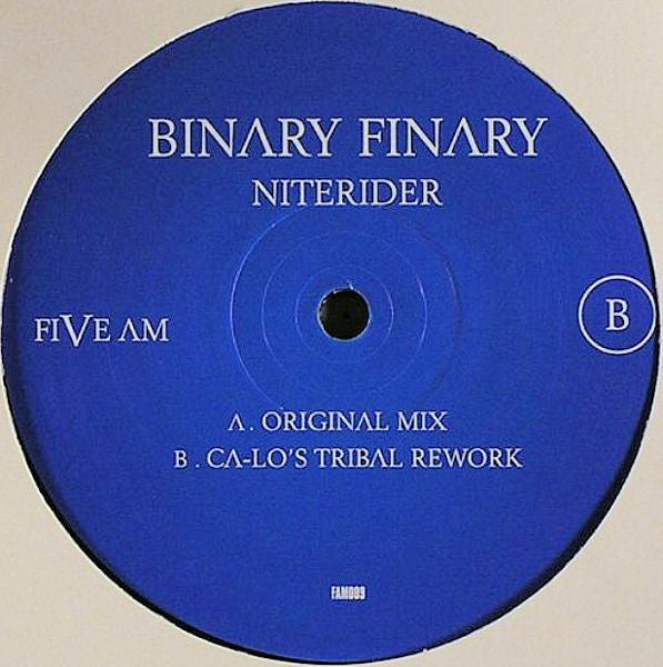 Binary Finary – Niterider 12" vinyl record