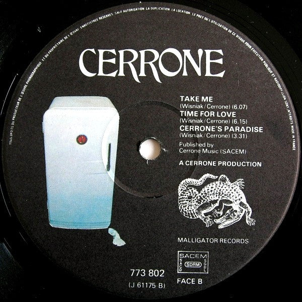 Cerrone – Cerrone's Paradise LP vinyl record, image 4 of 5