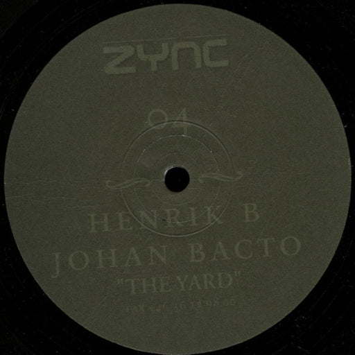 Henrik B, Johan Bacto – The Yard 12" vinyl record, image 1 of 2