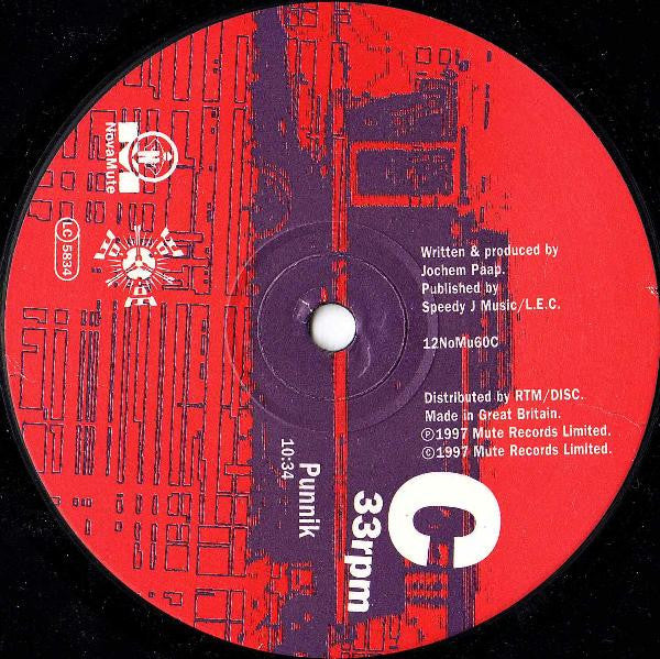 Speedy J – Patterns (Remix) 12" vinyl record, image 5 of 8