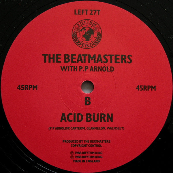 The Beatmasters, P.P. Arnold – Burn It Up 12" vinyl record, image 4 of 4