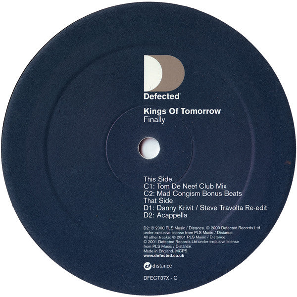 Kings Of Tomorrow – Finally (2x12") 12" vinyl record, image 5 of 7