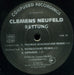 Clemens Neufeld – Rettung 12" vinyl record, image 1 of 2