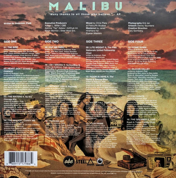 Anderson .Paak – Malibu (2xLP) LP vinyl record, image 2 of 4