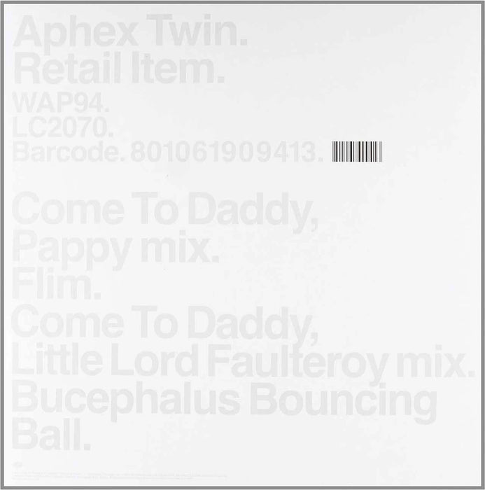 Aphex Twin – Come To Daddy LP vinyl record, image 2 of 3