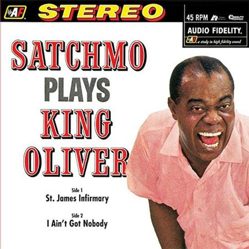 Louis Armstrong – Satchmo Plays King Oliver (LP, Vinyl Record Album)