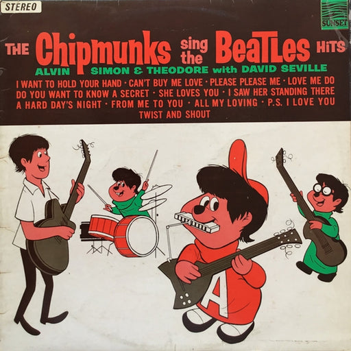 The Chipmunks – The Chipmunks Sing The Beatles' Hits (LP, Vinyl Record Album)