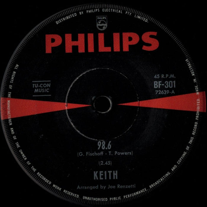 Keith – 98.6 (LP, Vinyl Record Album)