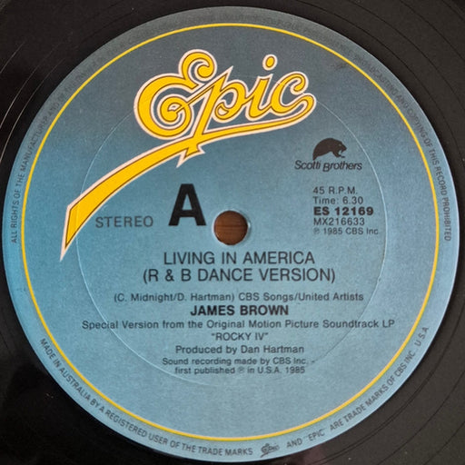 James Brown – Living In America (LP, Vinyl Record Album)