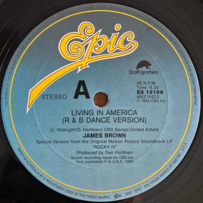 James Brown – Living In America (LP, Vinyl Record Album)