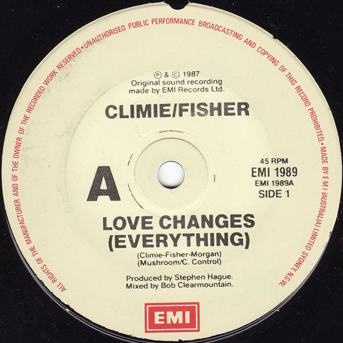 Climie Fisher – Love Changes (Everything) (LP, Vinyl Record Album)