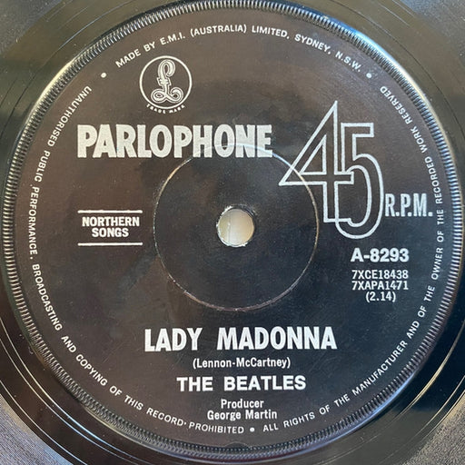 The Beatles – Lady Madonna (LP, Vinyl Record Album)