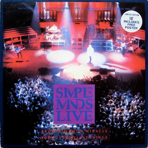 Simple Minds – Promised You A Miracle / Book Of Brilliant Things (Simple Minds Live) (LP, Vinyl Record Album)
